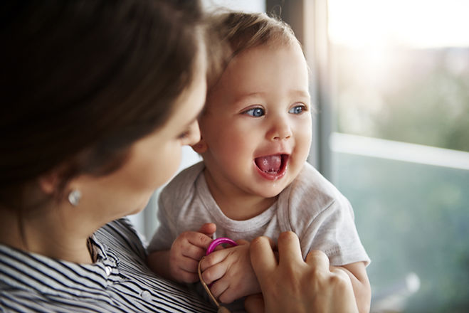 La madre y el bebé