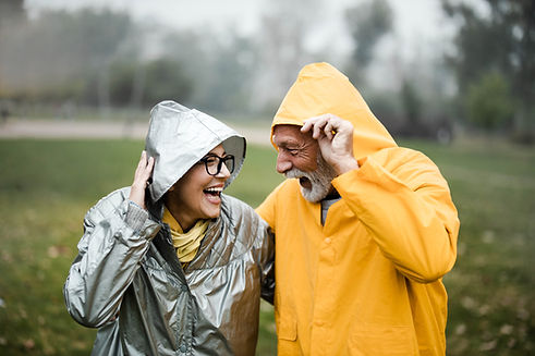 Couple in Raincoats