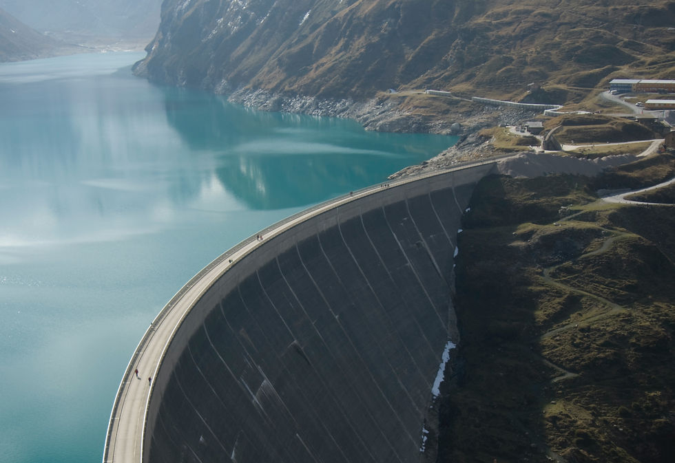 Mountain Reservoir Dam