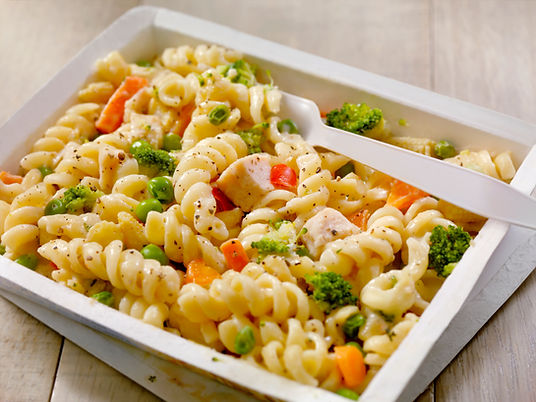 Microwave Dinner - Pasta Primavera with Chicken and Vegetables