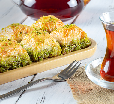 Baklava with Tea