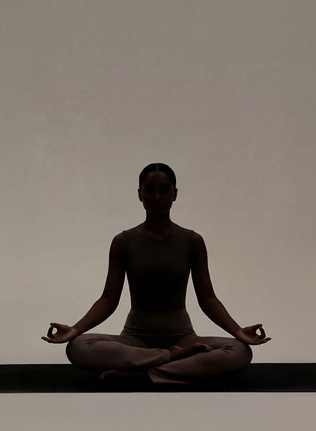 Meditation Pose Silhouette