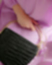 Schwarze Ledertasche