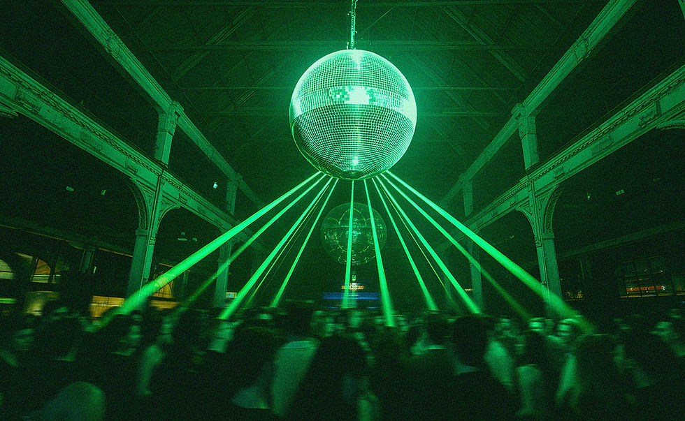 Green Disco Ball