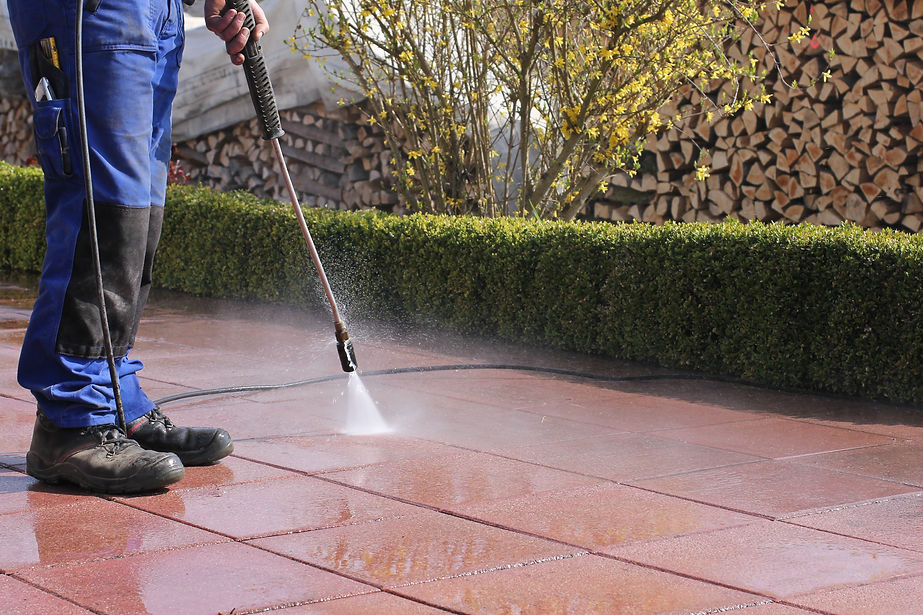 High-pressure cleaner, terrace