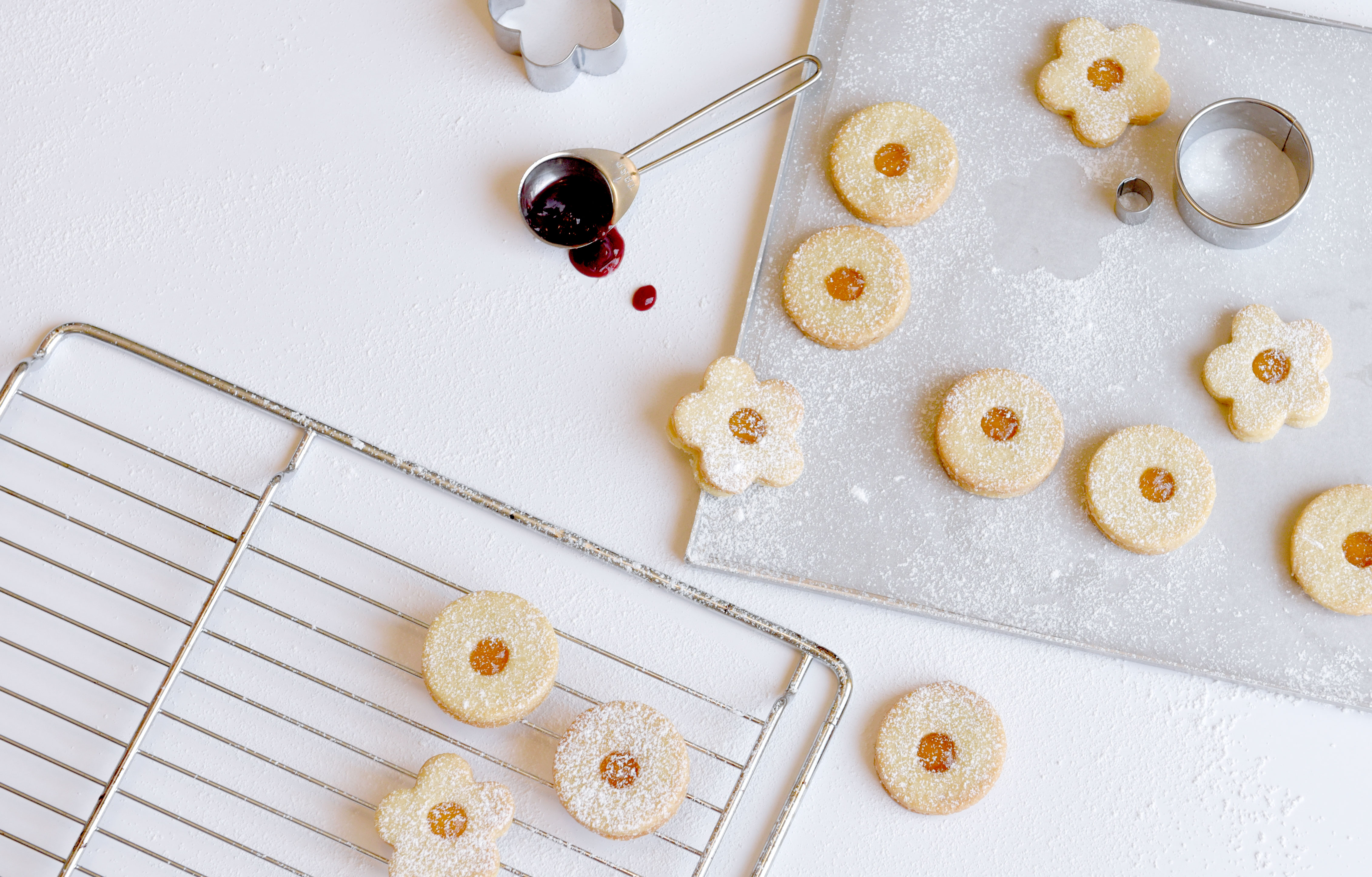 Arranged Food and Objects