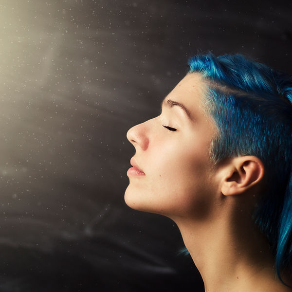 Blue hair