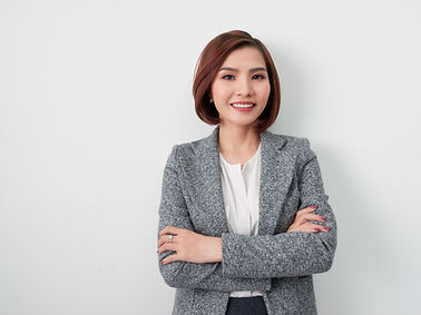 企業家年輕的亞裔婦女