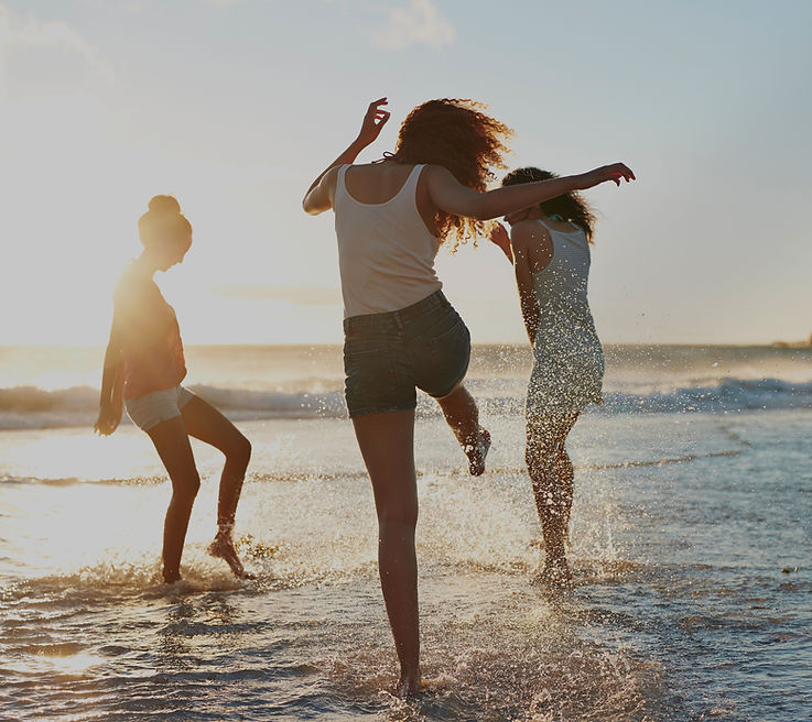 Group Beach Fun