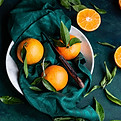 Fresh Oranges Display