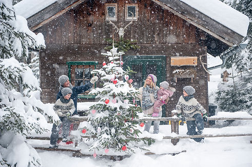 Christmas at the alpine hut