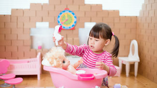 child playing
