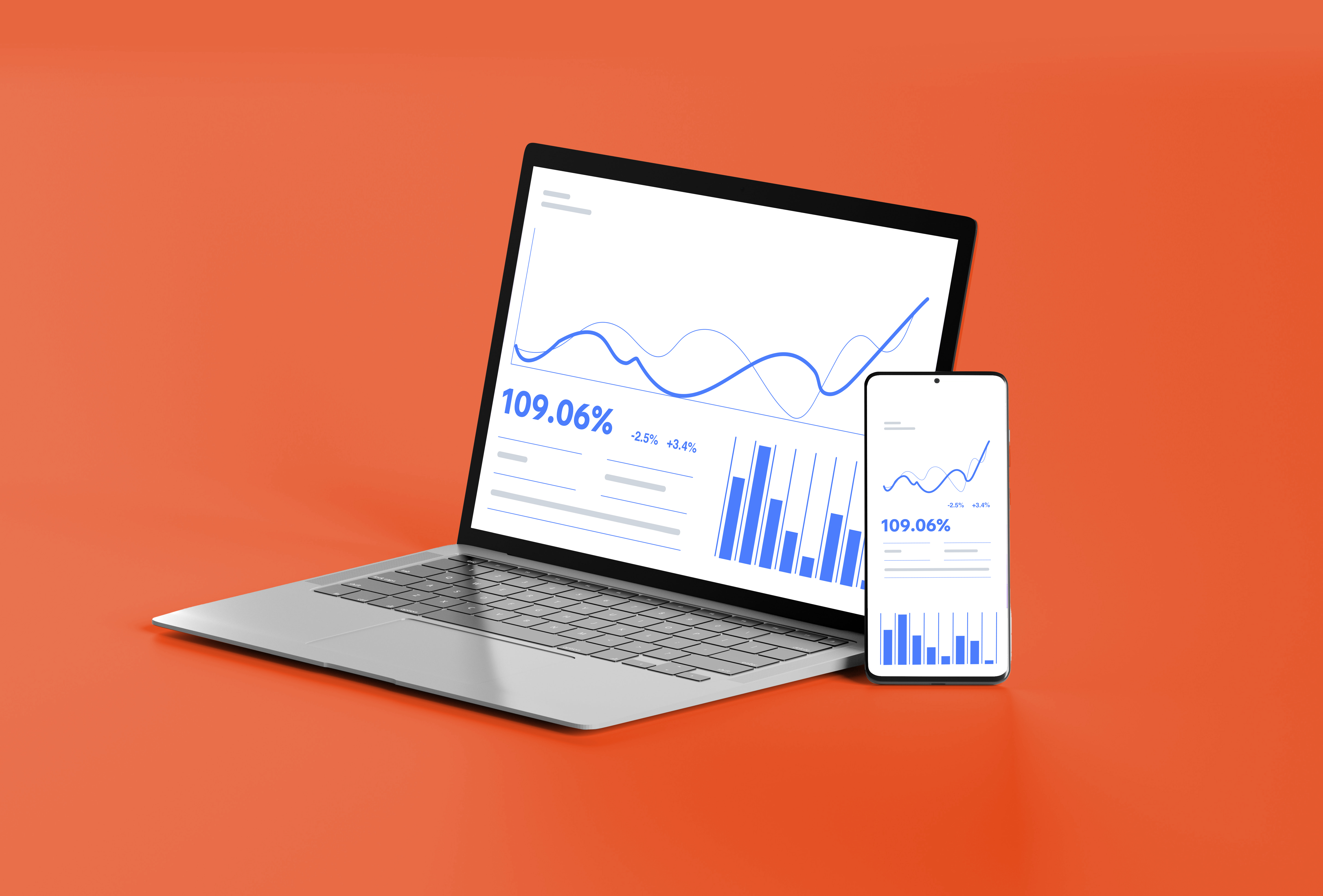 Laptop And Smartphone