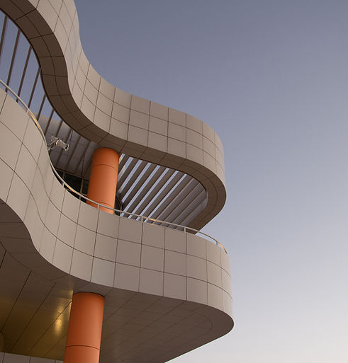 Exterior de un edificio moderno