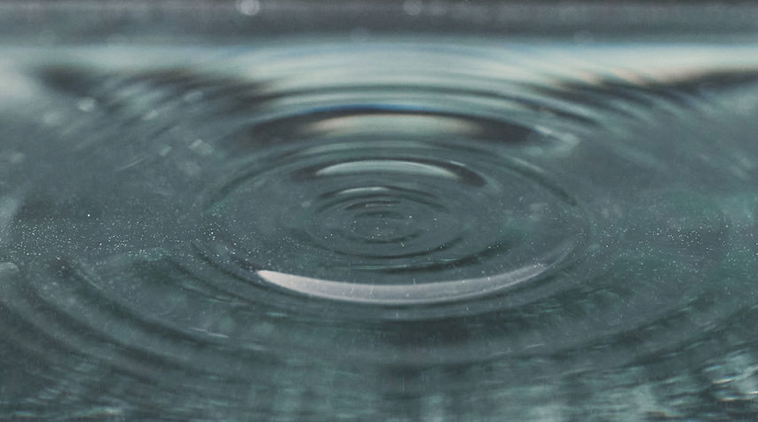 Efecto ondulante del agua