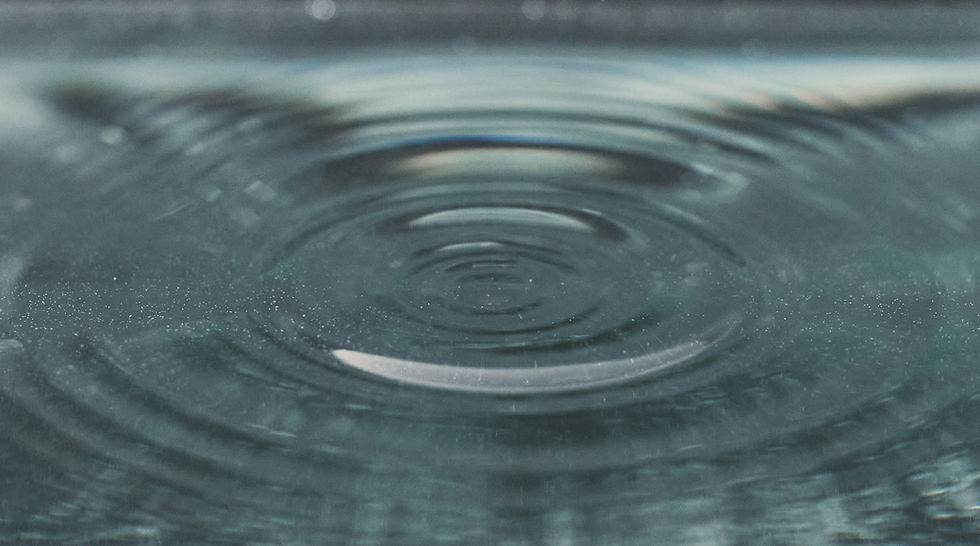 Efecto ondulante del agua