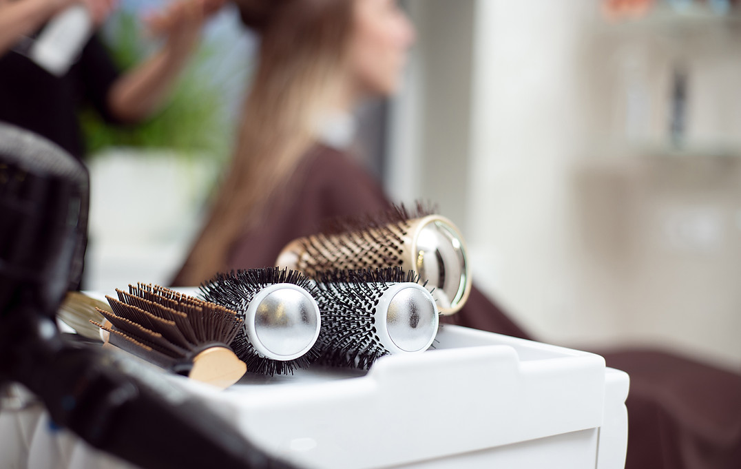Hair Brushes in the Hair Salon