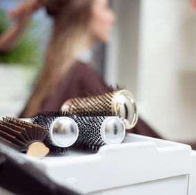 Hair Brushes in the Hair Salon