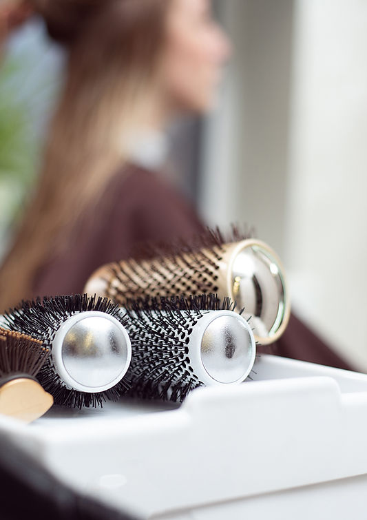 Hair Brushes in the Hair Salon