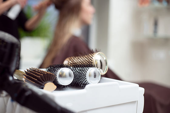 Hair Brushes in the Hair Salon