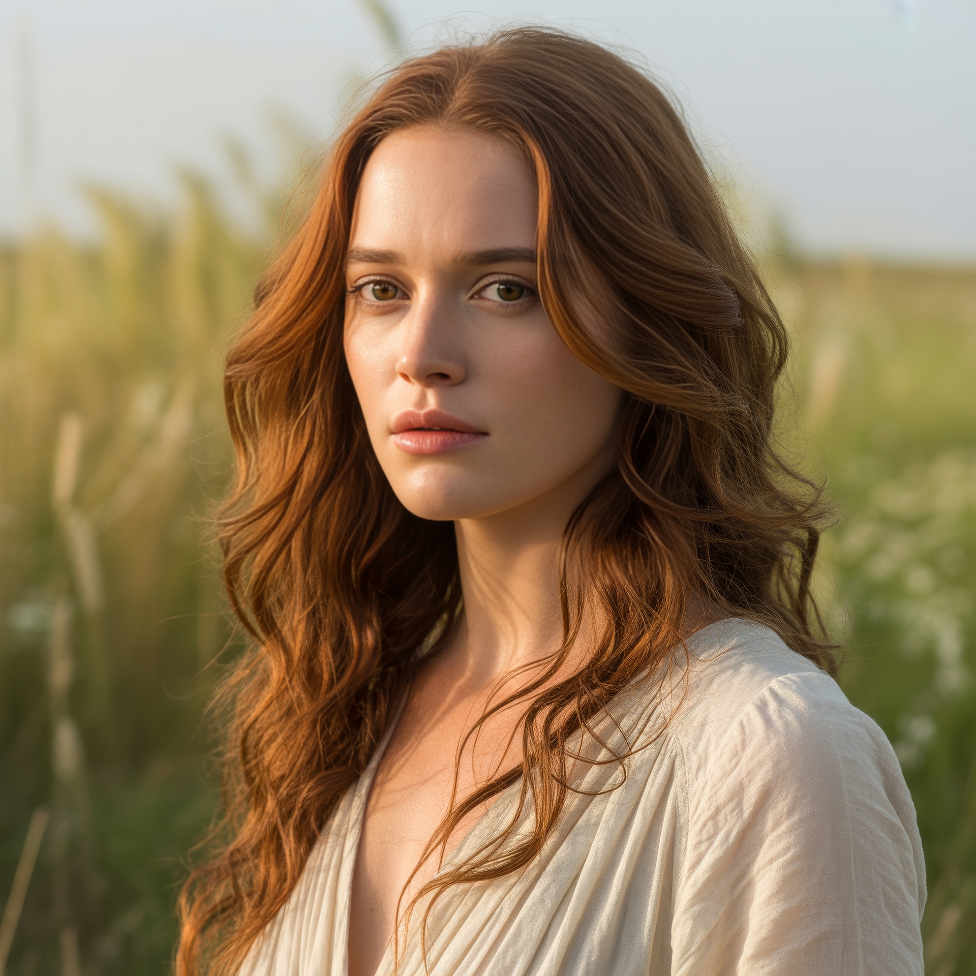 Femme dans la nature