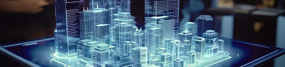 Modern Buildings Hologram