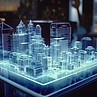 Modern Buildings Hologram