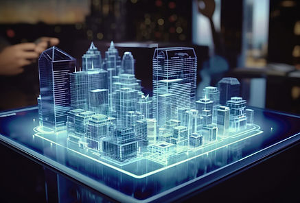 Modern Buildings Hologram