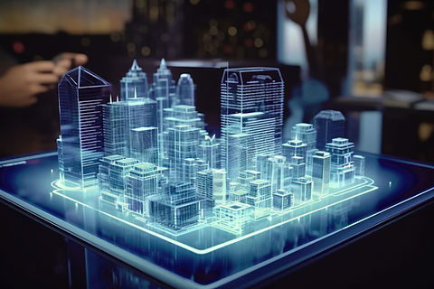 Modern Binalar Hologramı
