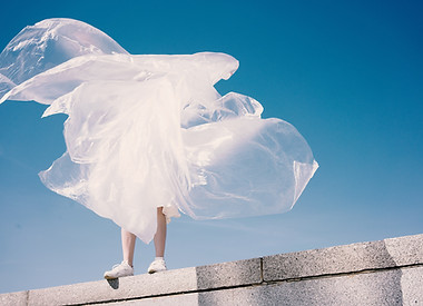 Person Covered In Fabric