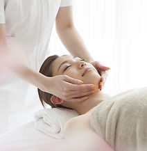 Facial massage session