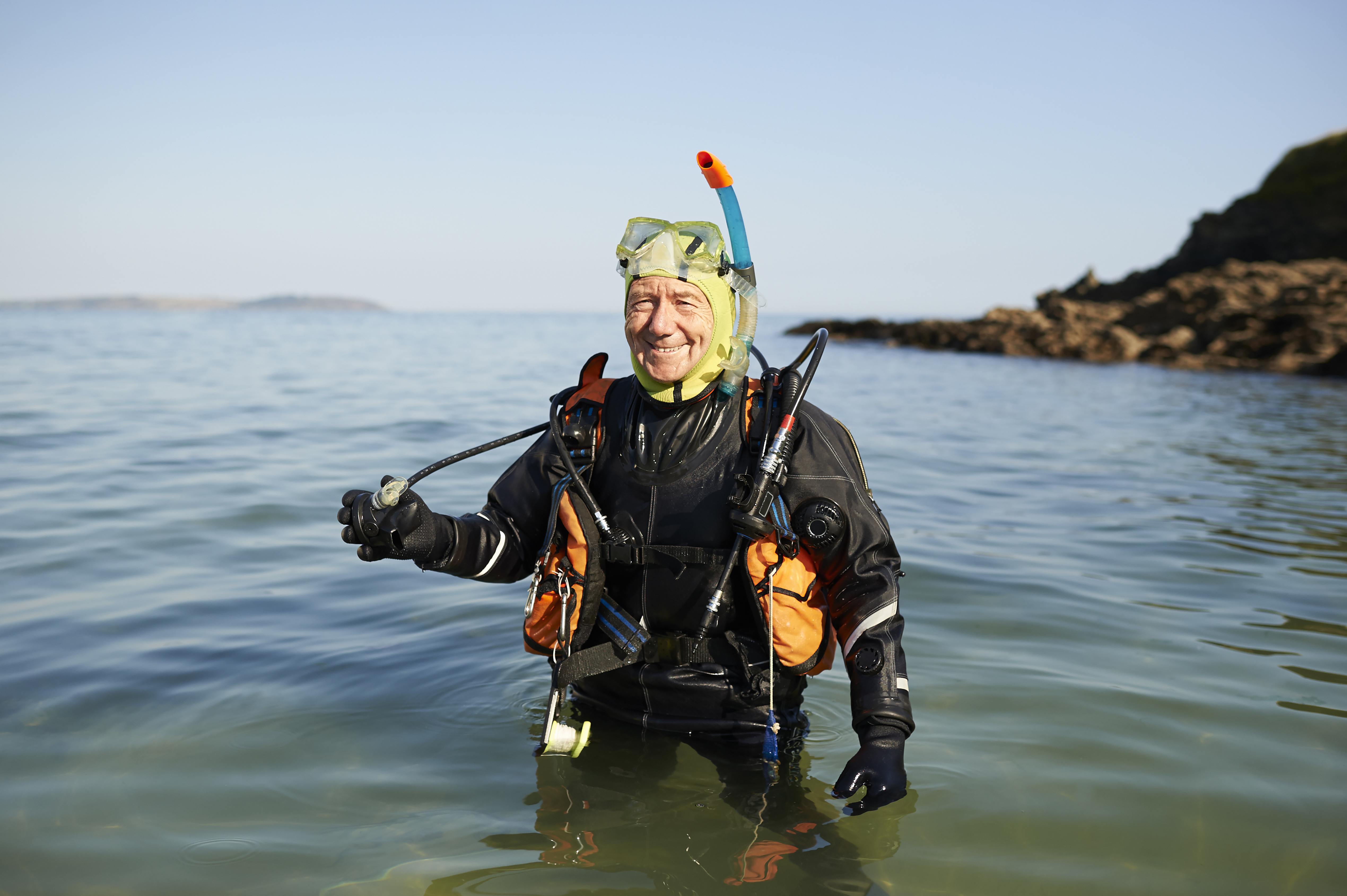 Scuba Diver Smiling