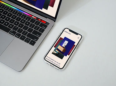 Remote office setup with payroll documents and tools.