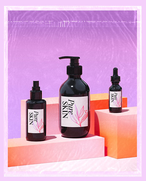 Skincare Product Display