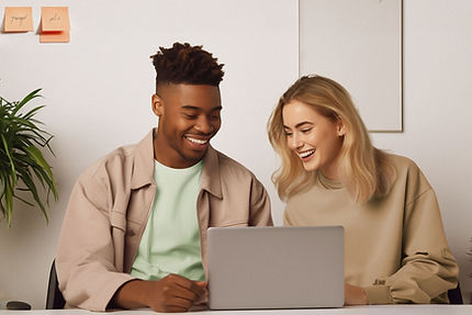 Two People Collaborating