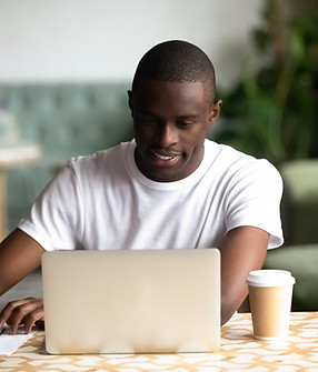 A Young Man Writing