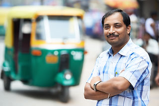 Indian taxi driver