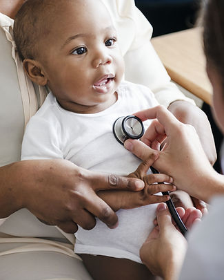 Baby Examining Scene