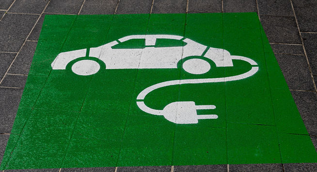 Electric Car Symbol