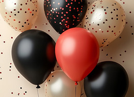 Balloon and Confetti Decor