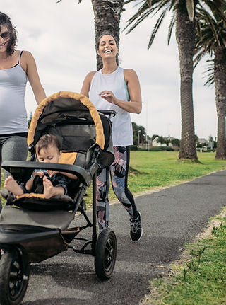 mums enjoying a walk together
