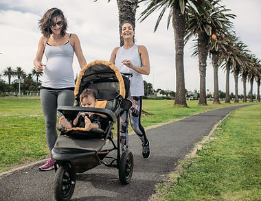 Jogging in Park
