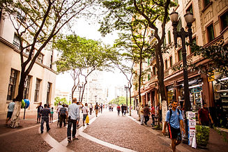 Busy Sidewalk