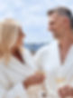 Couple en peignoirs