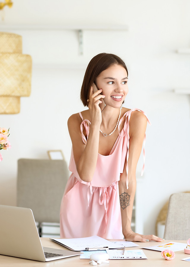 Woman on Phone