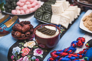 Korean Traditional Ceremony Table Setup