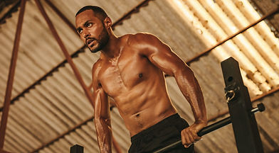 Man Doing Dips