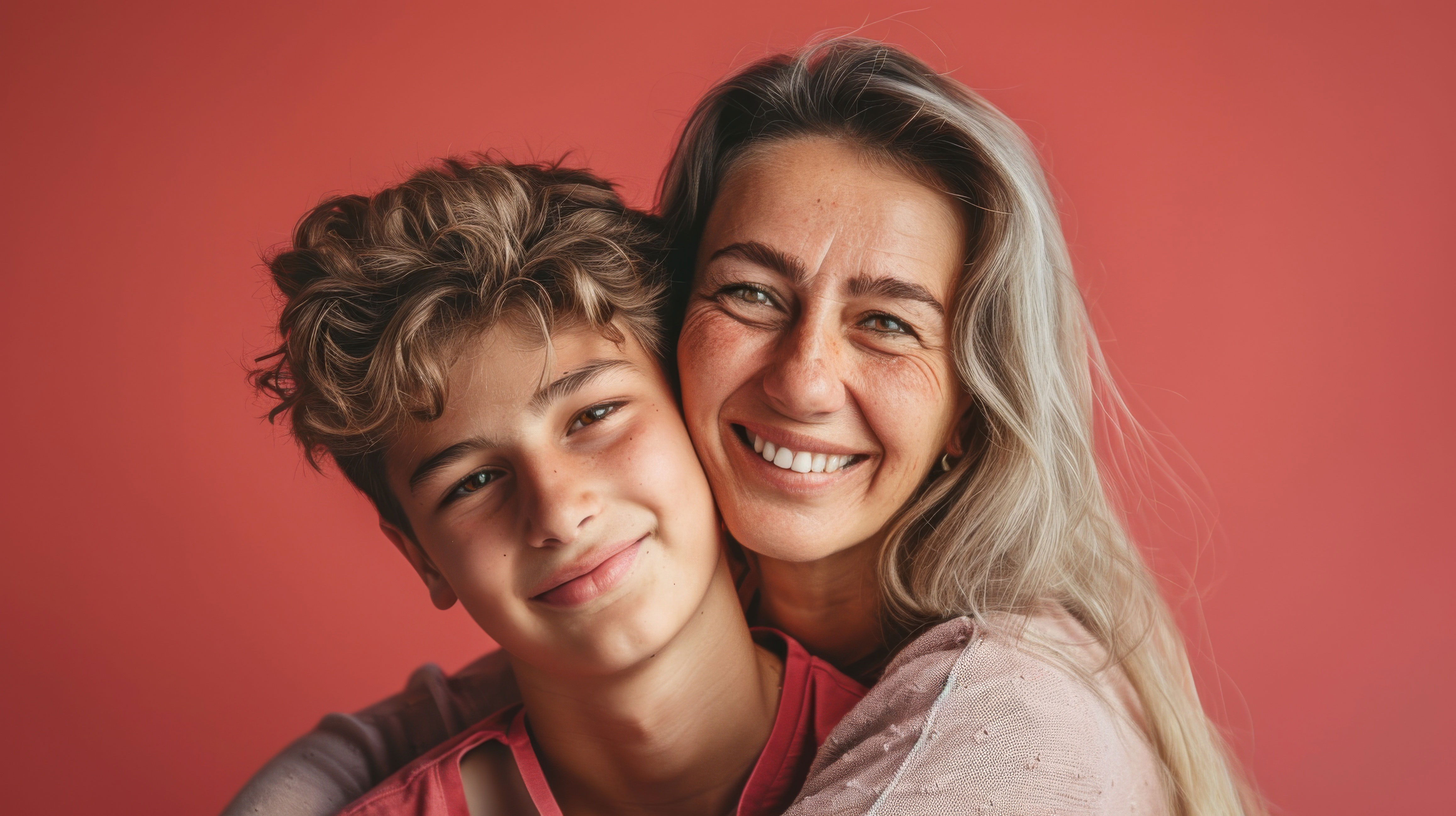Portrait of Mother and Son