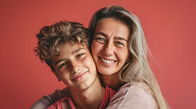 Portrait of Mother and Son