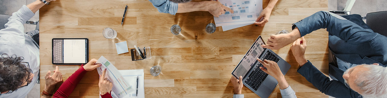 Bird's Eye View Meeting Table